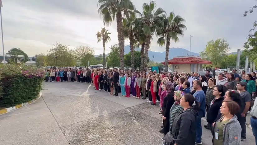 Fethiye Devlet Hastanesi'nde anlamlı anma töreni