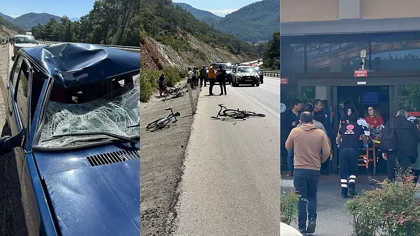 Fethiye Göcek'te Feci Kaza: Otomobil Bisikletlilere Çarptı, 1 Ağır, 3 Yaralı