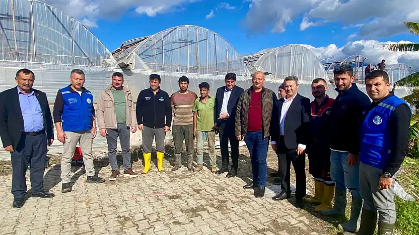 Başkan Karaca'dan Hortum Vuran Kumluova'ya Ziyaret