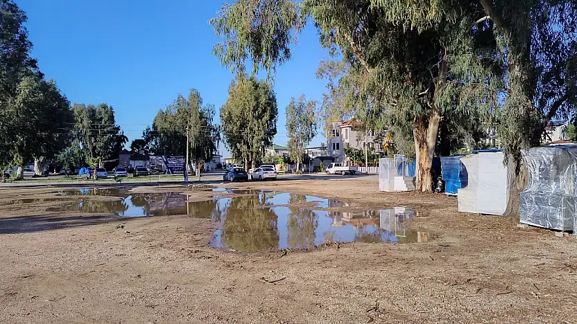 Fethiye Çalış'ta düzensiz karavan parkına zabıta müdahalesi sürüyor