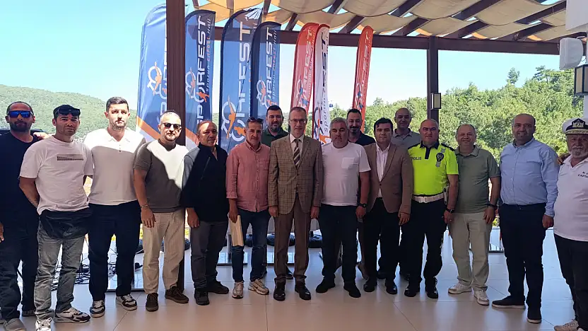 Fethiye'de 5. Uluslararası Fethiye Spor Festivali'nde emeği geçenler kahvaltıda buluştu