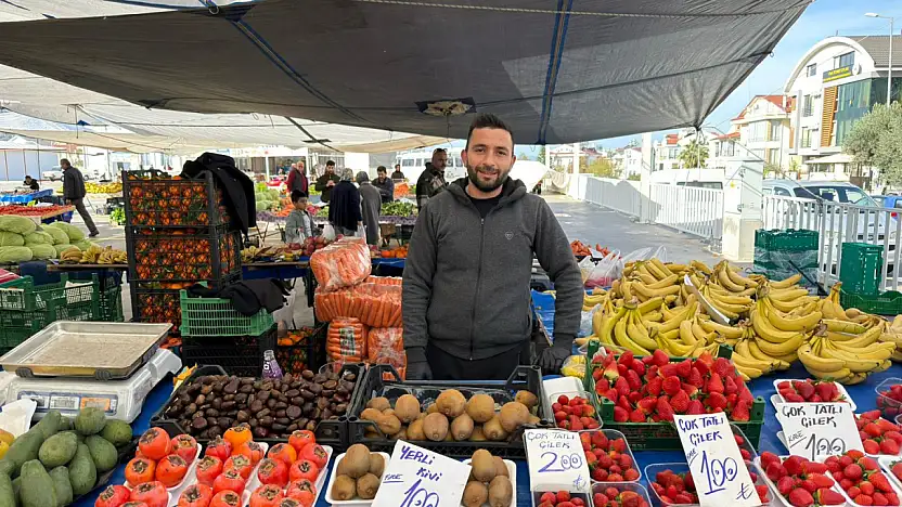 Fethiye'de Pazar Esnafı Yasin Talay: 'Asgari ücret zammı tezgahlara yansımayacak'