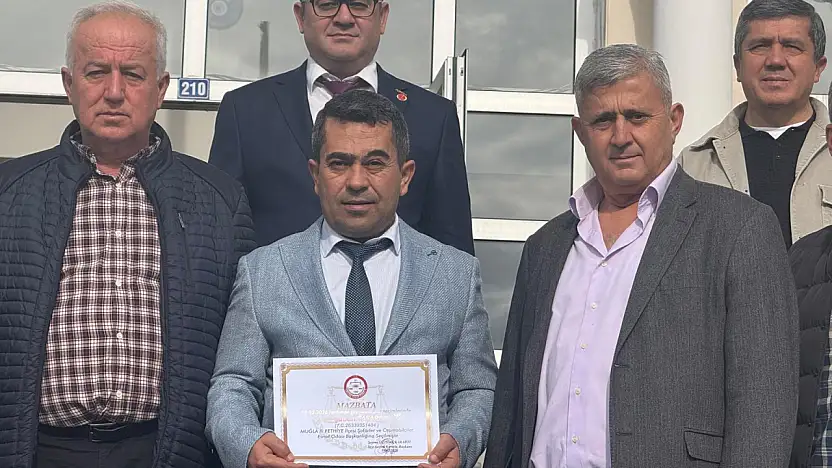 Fethiye'de Taşar'a yeniden yetki: Güven tazeledi, mazbatasını aldı