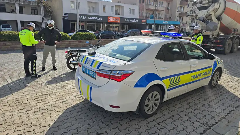 Karaçulha'da araç ve motosikletlere trafik denetimi
