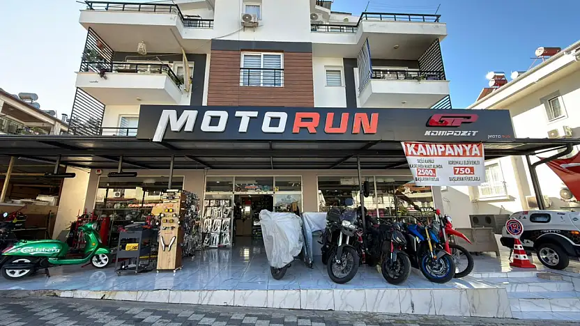 Motorun Motosiklet Mağazası Fethiye'de yoğun ilgi görüyor