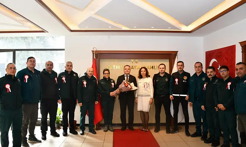 Dünya Gümrük Günü'nde Fethiye Gümrük Personelinden Kaymakam Akkaya'ya ziyaret