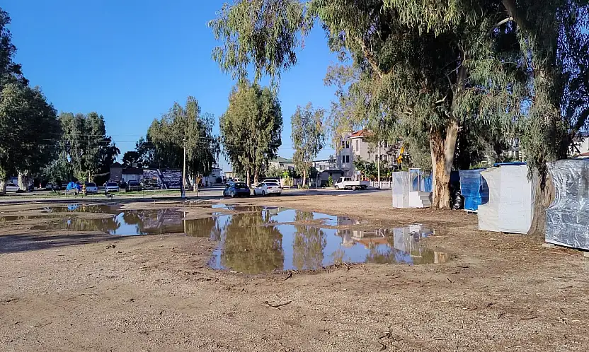 Fethiye Çalış'ta düzensiz karavan parkına zabıta müdahalesi sürüyor