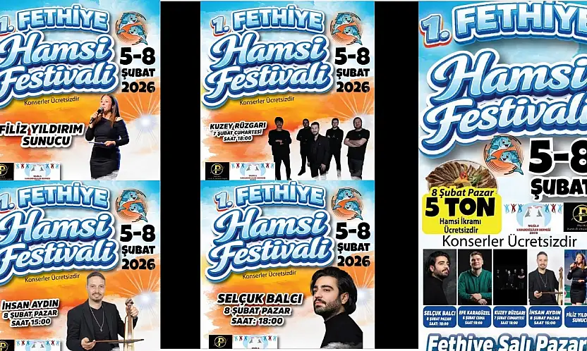 Fethiye'de hamsi, horon ve müzik dolu 4 gün