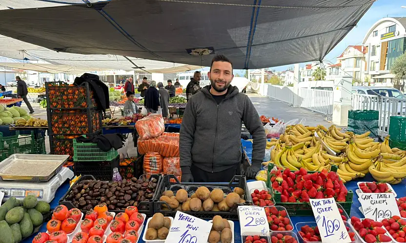 Fethiye'de Pazar Esnafı Yasin Talay: 'Asgari ücret zammı tezgahlara yansımayacak'