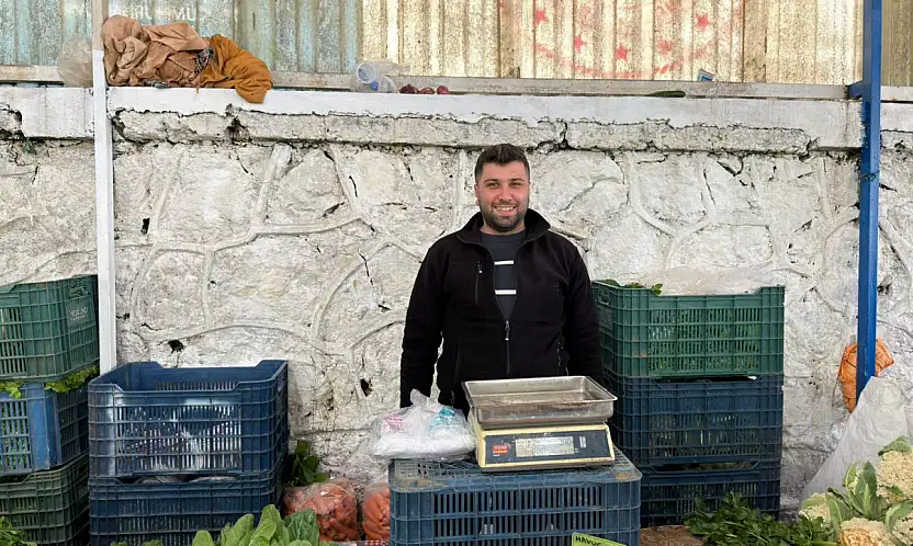 Fethiye'de üretici pazarında soğuk hava ve ekonomi etkisi