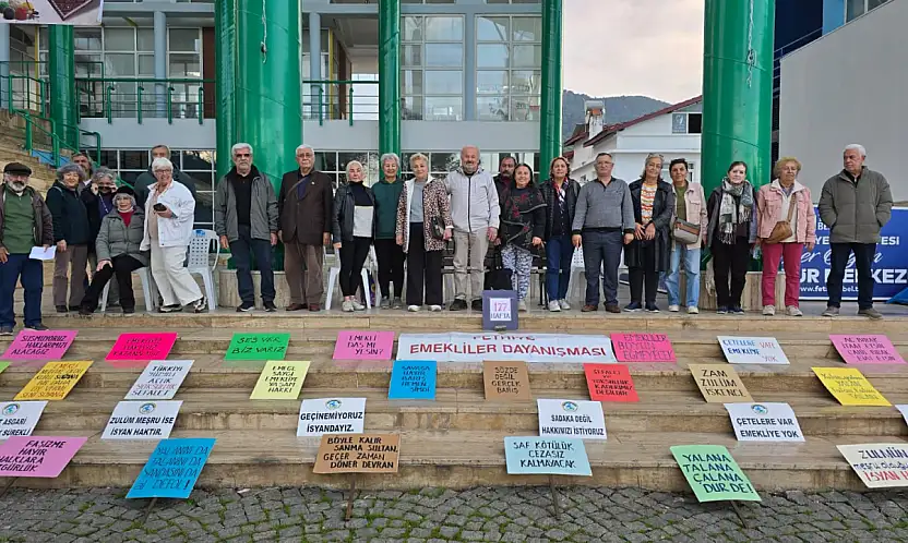 Fethiye Emekliler Dayanışması 127. Hafta Eylemini Gerçekleştirdi