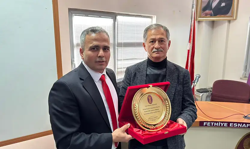 Fethiye Esnaf ve Sanatkarlar Odası'nda devir teslim gerçekleşti