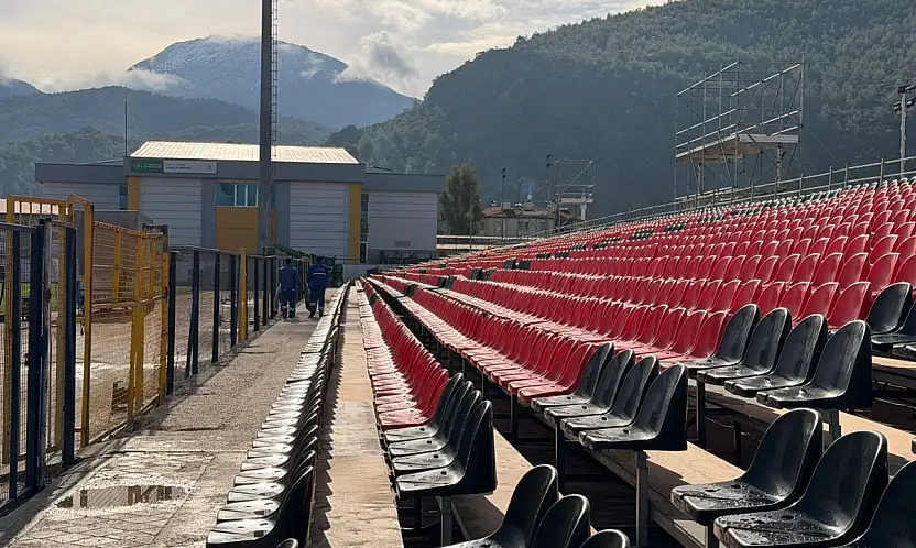 Galatasaray – Fethiyespor Maçı Öncesi Fethiye İlçe Stadı Maça Hazır