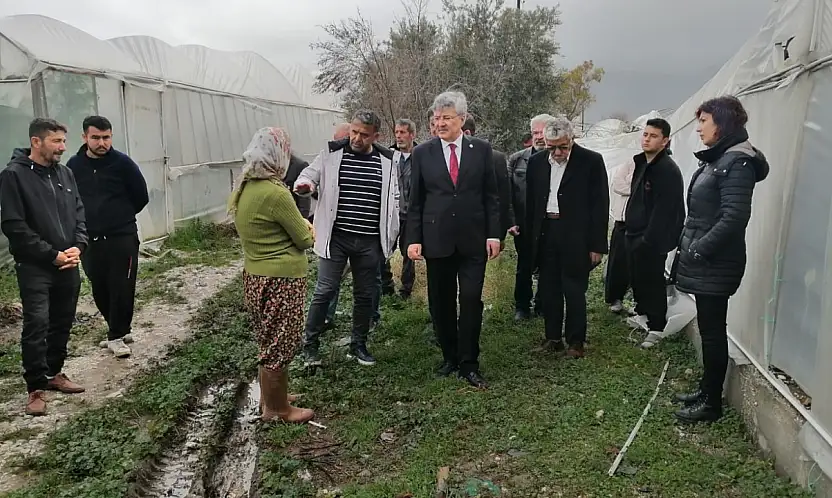 İYİ Partili Ergün Üreticileri Dinledi