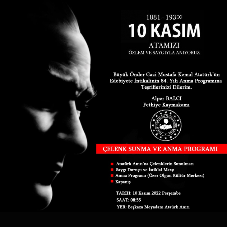 ATAMIZ 'SEVGİ, SAYGI VE MİNNETLE' ANILACAK