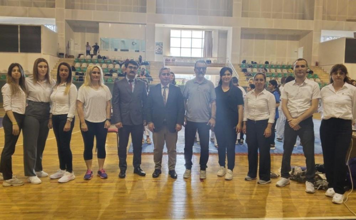 Taekwondocular şehitler için ter döktü