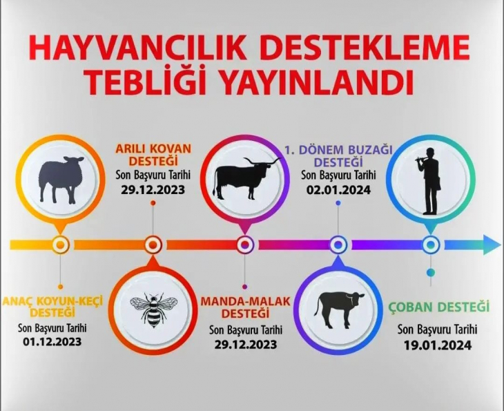 Hayvancılık Desteklemeleri Uygulama Tebliği