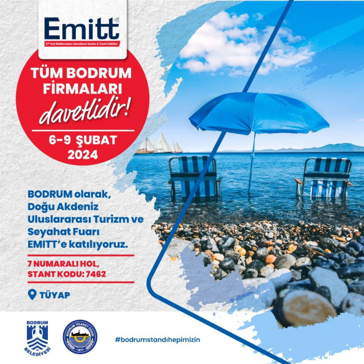 Bodrum, Emıtt Turizm Fuarı'nda Yerini Alacak