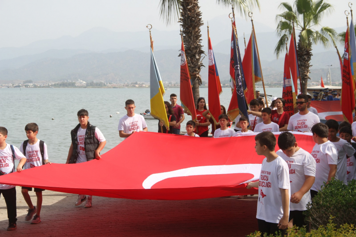 Fethiye'de 19 Mayıs Coşkusu Tören ve Etkinliklerle Kutlandı