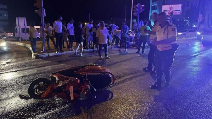 Milas'ta motosikletler kafa kafaya çarpıştı: 2 yaralı